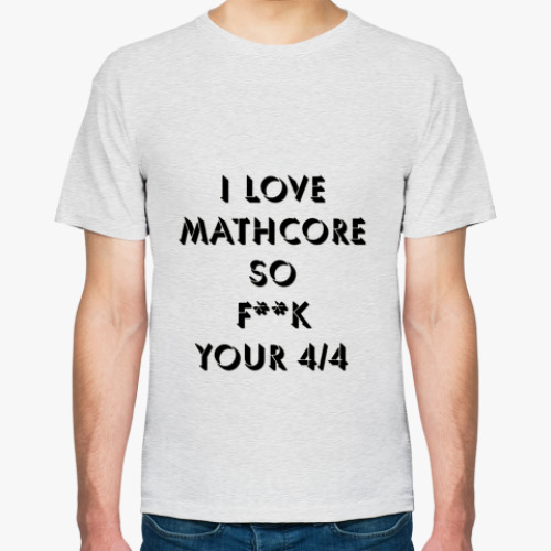 Футболка i <3 Mathcore