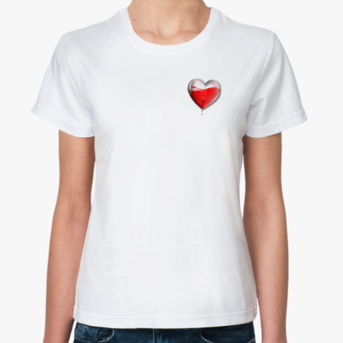 Классическая футболка Разбитое сердце