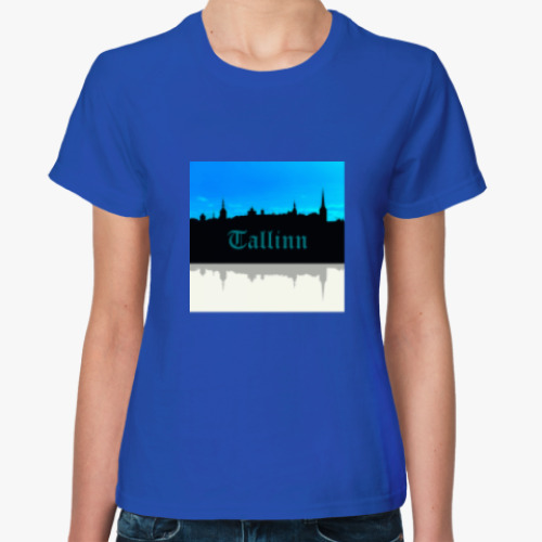 Женская футболка Таллинн - столица Эстонии