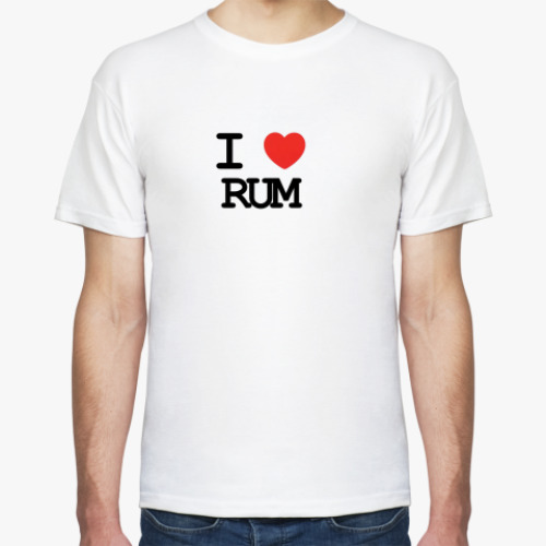 Футболка I love rum