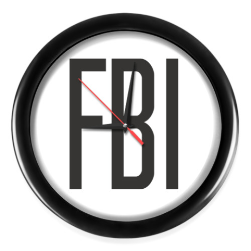 Настенные часы FBI (ФБР)