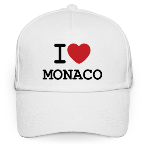 Кепка бейсболка I Love Monaco