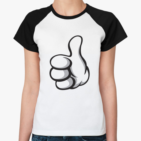 Zhenskaya Futbolka Reglan Bolshoj Palec Vverh Kupit Na Printdirect Ru 2197598 68