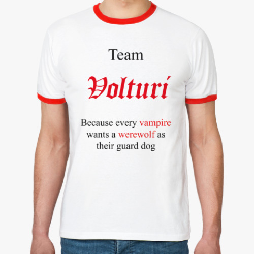 Футболка Ringer-T  Team Volturi