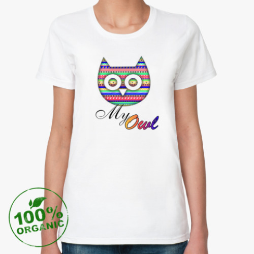 Женская футболка из органик-хлопка My Owl