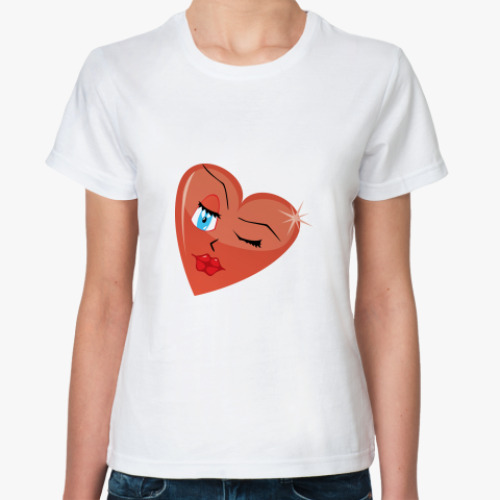 Классическая футболка Сердечко