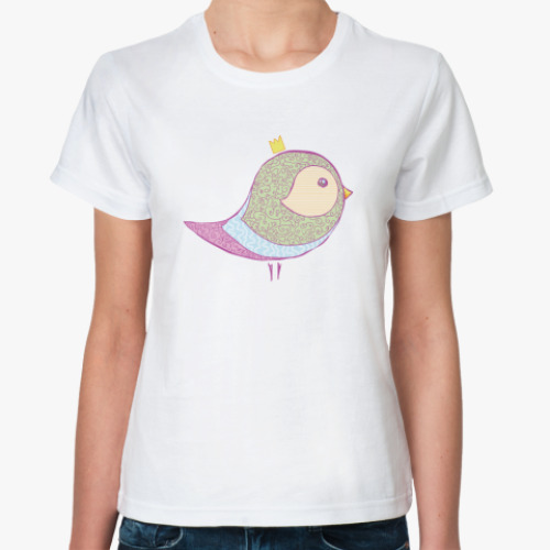 Классическая футболка Весенняя пташка