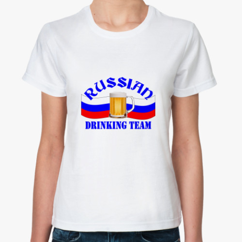Классическая футболка Russian Drinking Team
