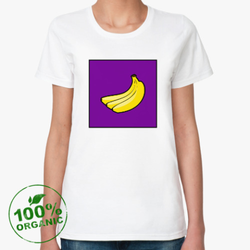 Женская футболка из органик-хлопка Бананчики