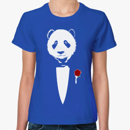 Женская футболка Panda Godfather