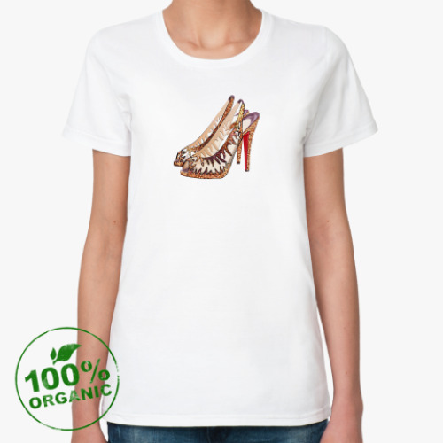 Женская футболка из органик-хлопка Туфельки