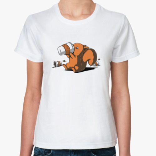 Классическая футболка Squirrel & caffeine