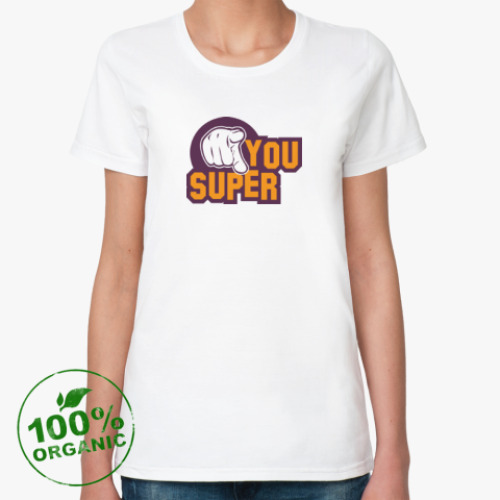 Женская футболка из органик-хлопка U Super