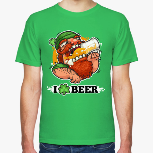 Футболка Я люблю Пиво (I love Beer)