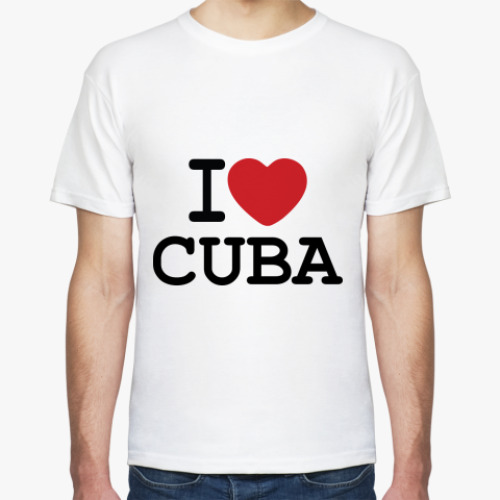 Футболка   I Love Cuba