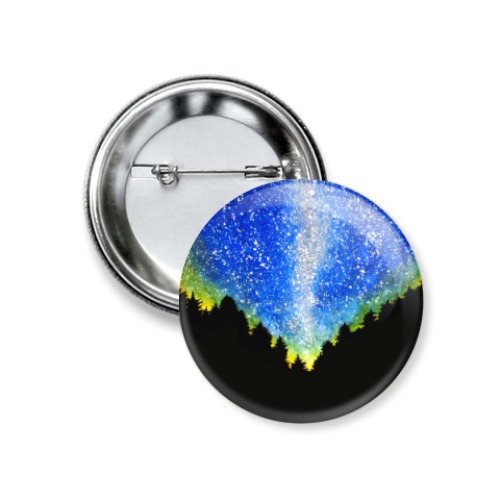 Значок 37мм Milky Way Night Sky