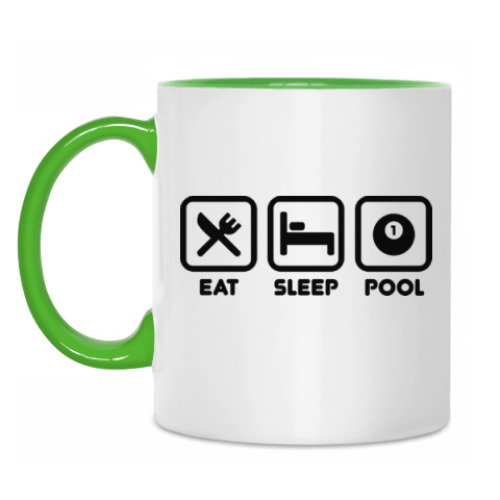 Кружка Eat Sleep Pool