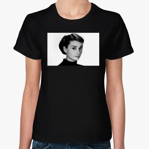 Женская футболка Одри Хепберн / Audrey Hepburn