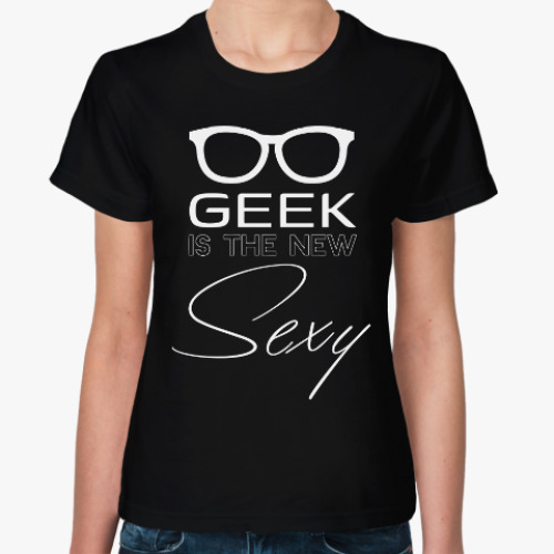 Женская футболка Гик (geek)