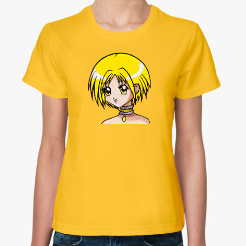 Женская футболка Аниме девочка