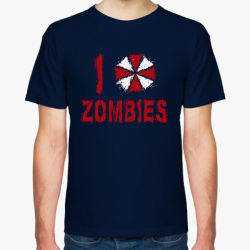 Футболка I Love Zombies