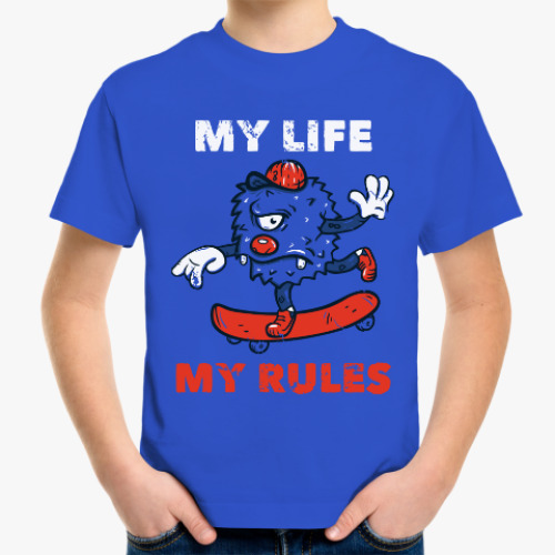Детская футболка My life, my rules