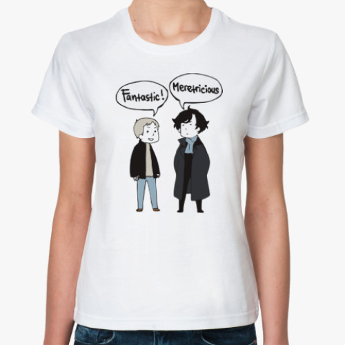 Классическая футболка Шерлок(Sherlock)