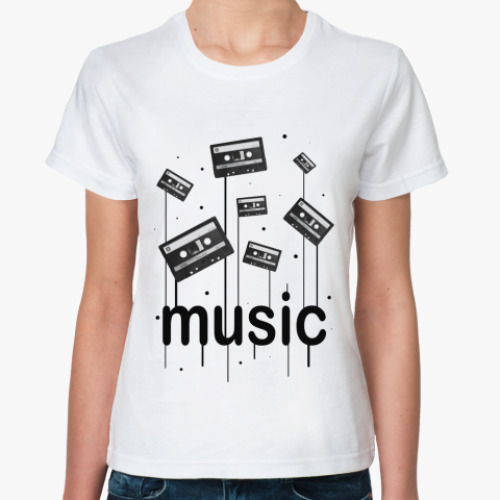 Классическая футболка Music