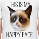 This is my happy face. Grumpy cat