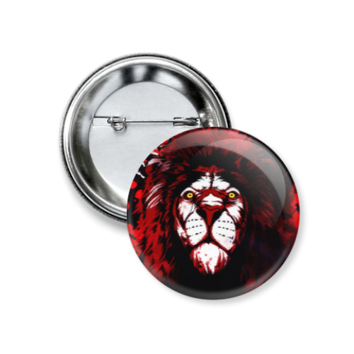 Значок 37мм Lion