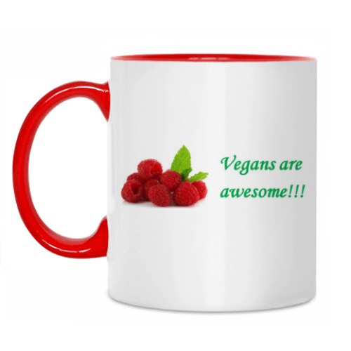 Кружка Vegans (raspberries)