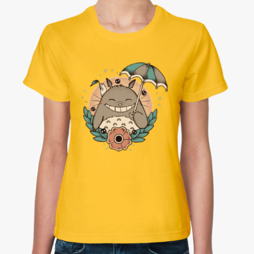 Женская футболка Smile Totoro