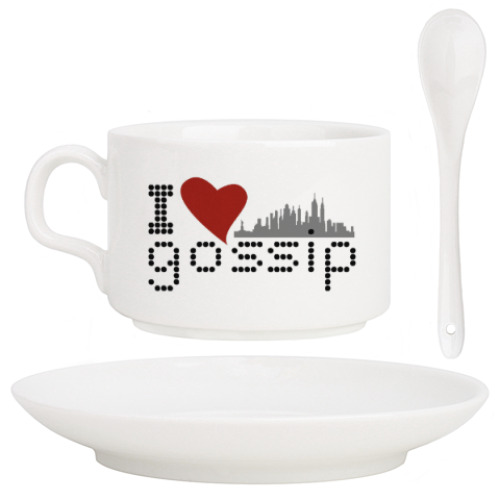 Кофейный набор I love gossip