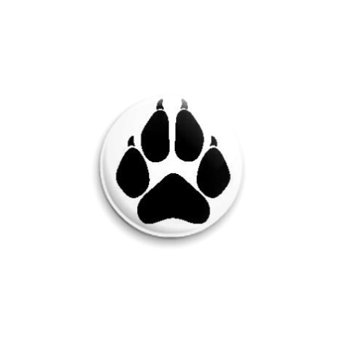 Значок 25мм  Paw