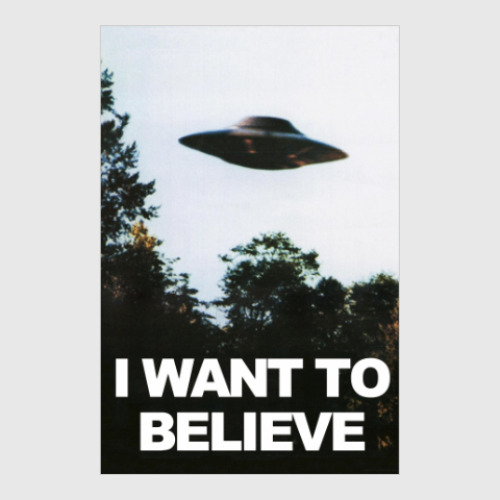 Постер I want to believe