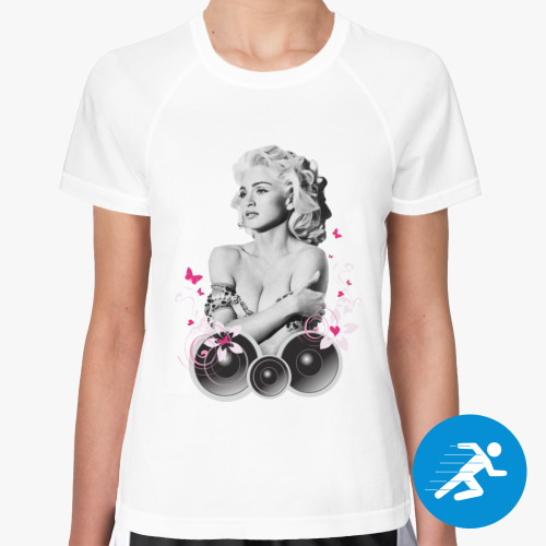 Женская спортивная футболка Madonna