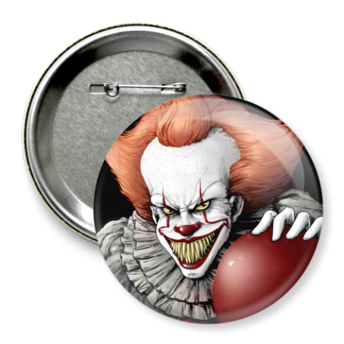 Значок 75мм Пеннивайз.Pennywise