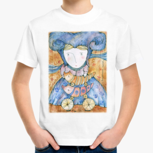 Детская футболка Волшебница Котов