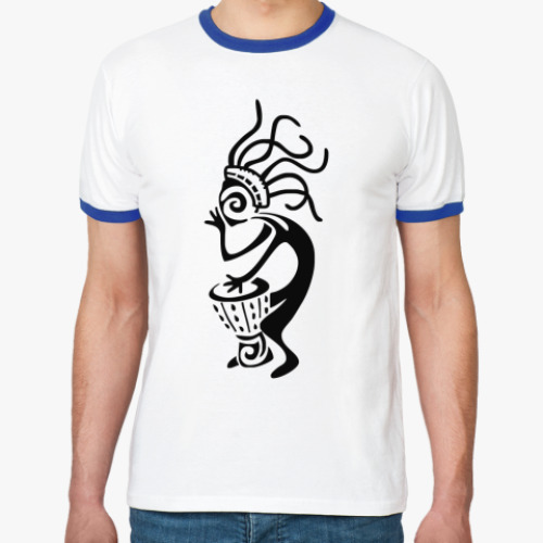 Футболка Ringer-T Африканский Шаман