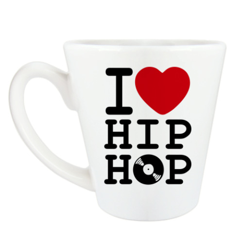Чашка Латте I Love Hip Hop