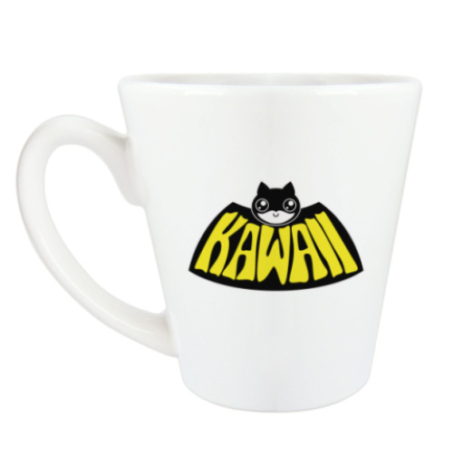 Чашка Латте Kawaii Batman