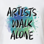 Artists walk alone