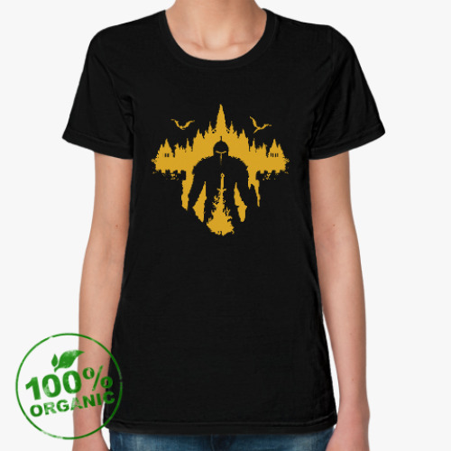Женская футболка из органик-хлопка Dark Souls