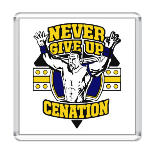 Магнит WWE John Сena Never give up