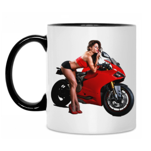 Кружка Girl love bike