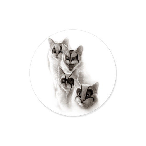 Виниловые наклейки The Kiss kittens