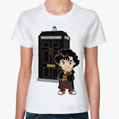 Классическая футболка Шерлок (Доктор Кто)