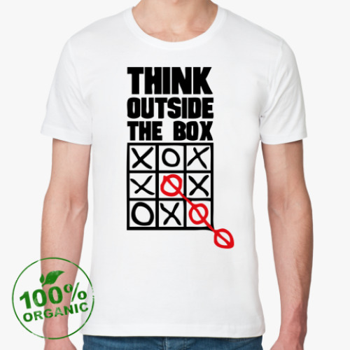 Футболка из органик-хлопка  Think Outside The Box