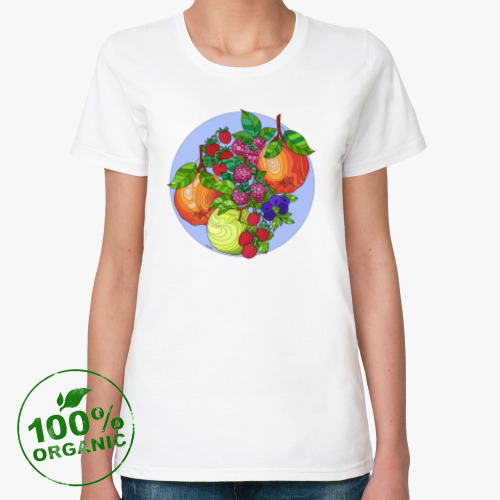 Женская футболка из органик-хлопка еда