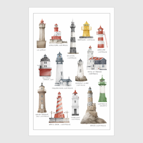 Постер Lighthouses